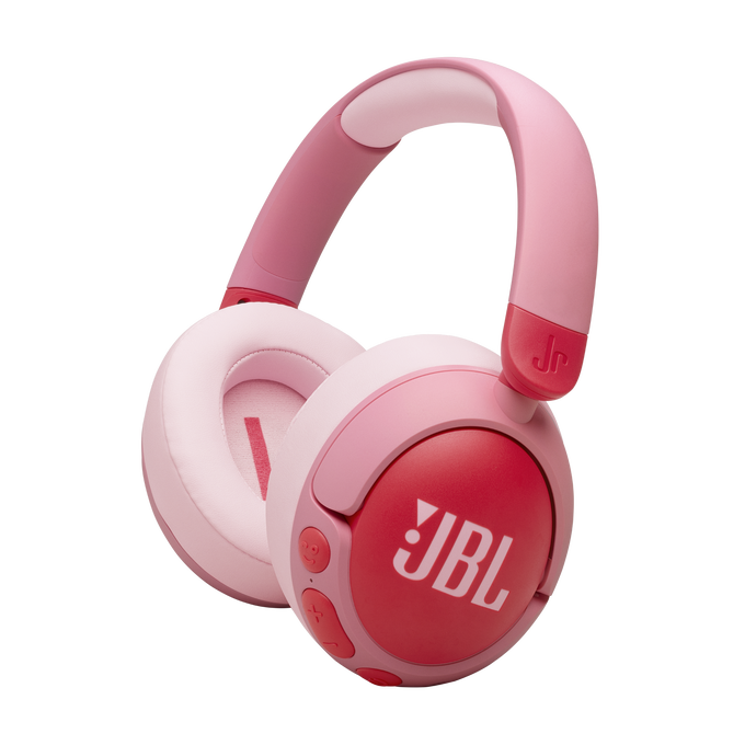JBL Junior 470NC - Pink - Wireless over-ear noise cancelling kids headphones - Hero image number null